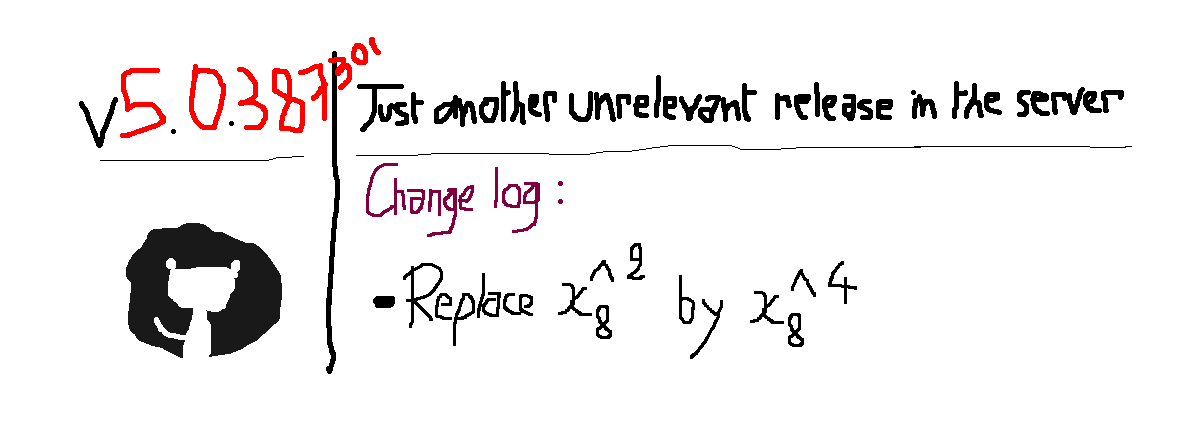 The 387301st release of a prediction server (yeah, I’m exaggerating) due to a simple change in the feature engineering which doesn’t impact how the server works. Not good. Just another release