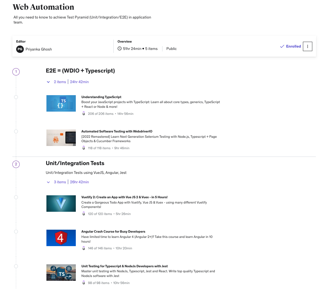 Web Automation Learning Path Web Automation Learning Path